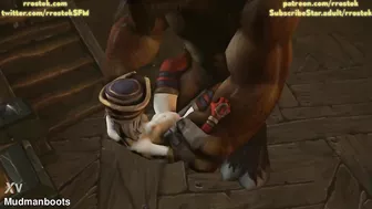 Whitemane getting fucked hard by tauren 3D Porn Animation