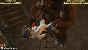 Whitemane getting fucked hard by tauren 3D Porn Animation