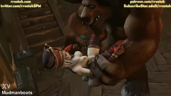 Whitemane getting fucked hard by tauren 3D Porn Animation