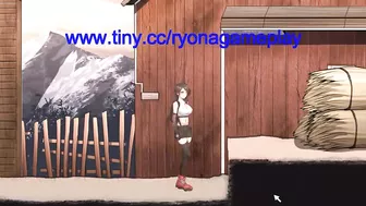 Cute lady has sex with men in a village in Dark side fantasy hentai erotic game