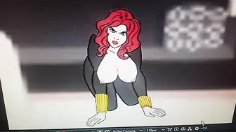 Black Widows Tits Pop Out (Sneak Preview) Avengers Cartoon Sex