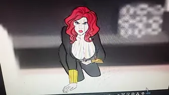 Black Widows Tits Pop Out (Sneak Preview) Avengers Cartoon Sex