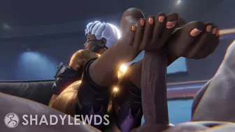 Valkyrie Footjob