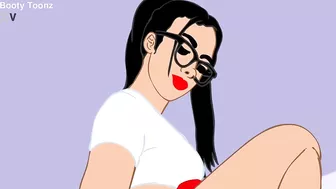 Big booty pawg plays Back To College Cosplay booty with her horny BBC in a hot interracial cartoon