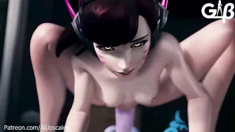 Dva Rides Futa Widow 4K Ai Upscaled