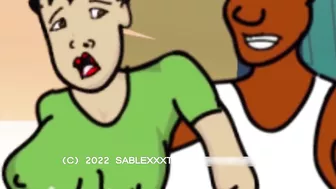 Big Ass Nigerian Drinks Seller MILF get Fucked By Big Dick (Animated)