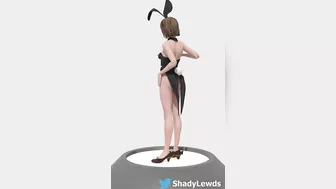 Cute Little Bunny Girl Spin