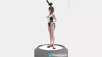 Cute Little Bunny Girl Spin