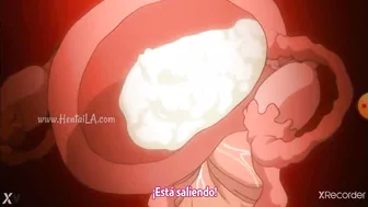 introduction cum into the uterus - anime hentai