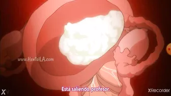 introduction cum into the uterus - anime hentai