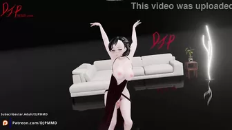 Cute FUTA Rachel dancing to POP Blender MMD 1565