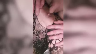 Wet pussyfuck in hot lingerie