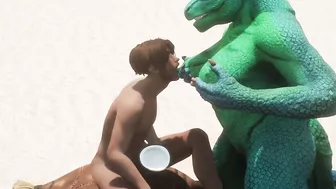 Alien Reptilian Shares Breast Milk With Human