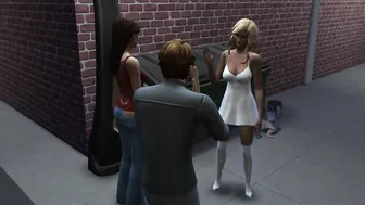 Sims 4 - Free time 3 Helping a stranger...in more ways than one