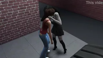 Sims 4 - Free time 3 Helping a stranger...in more ways than one