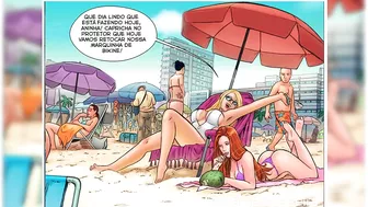 The Patricinhas having fun on the beach - HQ Pornô