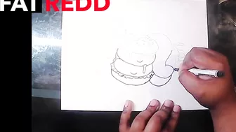 Drawing a Mouse Burger