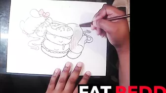 Drawing a Mouse Burger