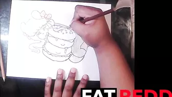 Drawing a Mouse Burger