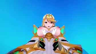 mythra Xenoblade 2 3D HENTAI 3/5