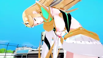 mythra Xenoblade 2 3D HENTAI 3/5