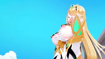 mythra Xenoblade 2 3D HENTAI 3/5