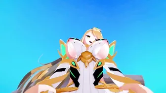 mythra Xenoblade 2 3D HENTAI 3/5