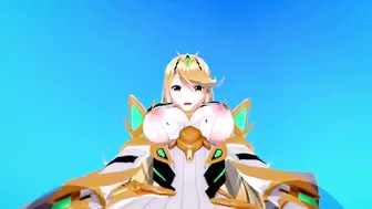 mythra Xenoblade 2 3D HENTAI 3/5