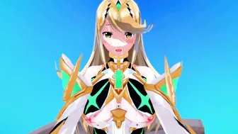 mythra Xenoblade 2 3D HENTAI 3/5