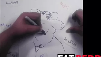 Me Drawing a Sexy Dinosaur