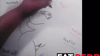 Me Drawing a Sexy Dinosaur