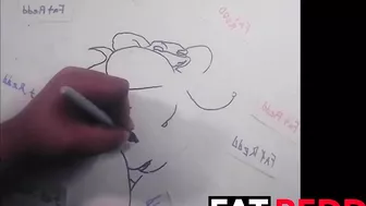 Me Drawing a Sexy Dinosaur