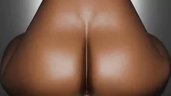 3d black ass