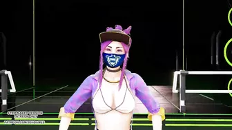 MMD Aespa - Savage Akali Hot Kpop Dance League of Legends KDA