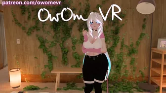 POV You won a night together with OwOmeVR so she teases and fucks you - VRchat erp - Preview