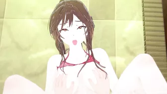 Mizuhara Chizuru Rent girlfriend as Ichinose Chizuru Ahegao