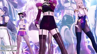 MMD Dalshabet - Joker KDA Sexy Kpop Dance Ahri Akali Kaisa