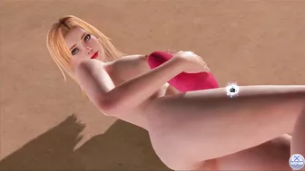 Dead or Alive Xtreme Venus Vacation Tina Valentine's Day Heart Cushion Pose Nude Mod Fanservice Appr