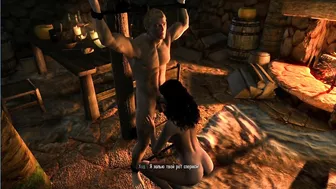 BDSM toys in Skyrim game. The characters are having fun! | PC gameplay