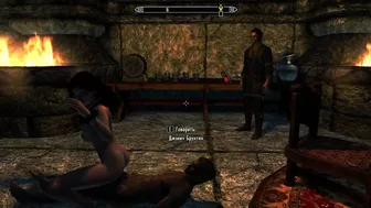 BDSM toys in Skyrim game. The characters are having fun! | PC gameplay