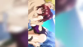 Hot anime beach