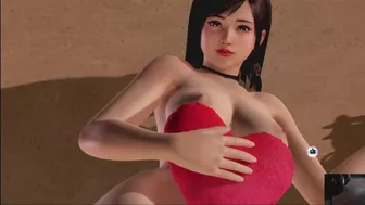 Dead or Alive Xtreme Venus Vacation Kokoro Valentine's Day Heart Cushion Pose Nude Mod Fanservice Ap