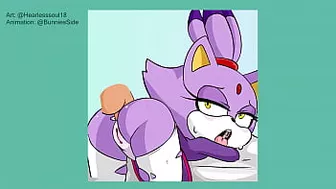 Blaze the Cat - Anal Sex POV [Sonic Porn]