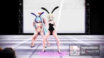 mmd r18 Gumi And Miku 3d hentai they love ahegao while cumming