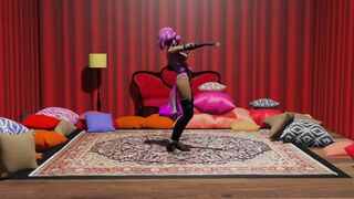 Dança do ventre sem roupa (1ª animação )