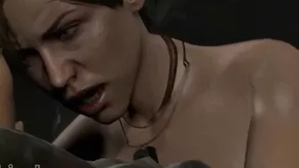 TOMB RAIDER AND METRO EXODUS CROSSOVER ASS FUCKING FUTANARI REALISTIC ORGASM 3D SWEATING EXCITED