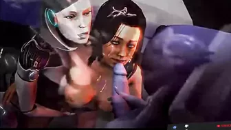 Futanari Mass Effect Transsexual Orgy