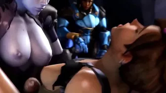 Widowmaker Futanari Orgasm