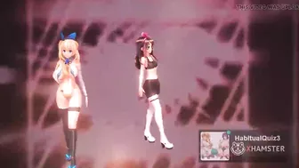 MMD r18 Kizuna AI & Mirai Akari What It Feels Like for a Girl milf love anal 3d hentai