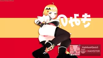 MMD r18 Vampire Vtuber 3d hentai she suck cum not red fluid 3d hentai